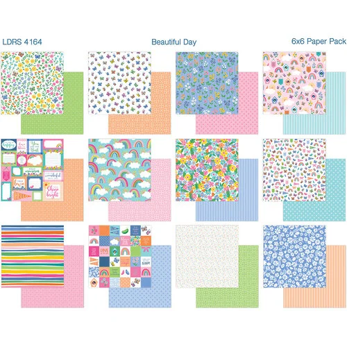 LDRS Creative - 6 x 6 Paper Pad - Beautiful Day