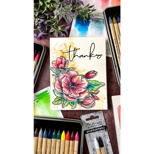 Ranger Ink - Tim Holtz - Distress Watercolor Pencils - Bundle - 6 Pack