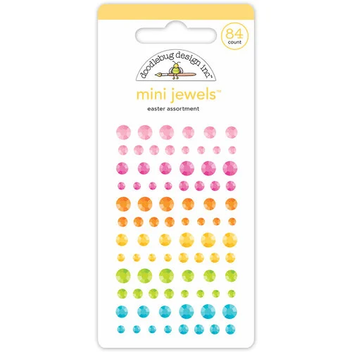 Doodlebug Design - Bunny Hop Collection - Mini Jewels - Easter Assortment