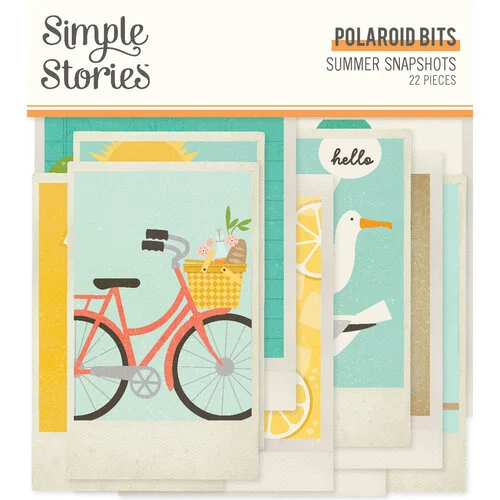Simple Stories - Summer Snapshots Collection - Ephemera - Polaroid Bits 1 Simple Stories - Summer Snapshots Collection - Ephemera - Polaroid Bits