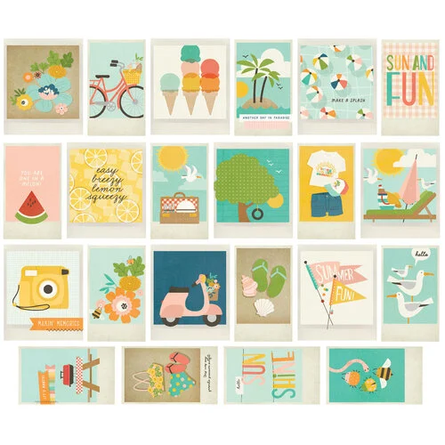 Simple Stories - Summer Snapshots Collection - Ephemera - Polaroid Bits 2 Simple Stories - Summer Snapshots Collection - Ephemera - Polaroid Bits
