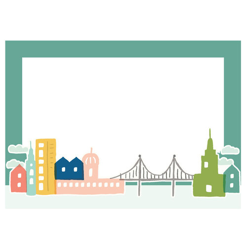 Simple Stories - Pack Your Bags Collection - Chipboard Frames