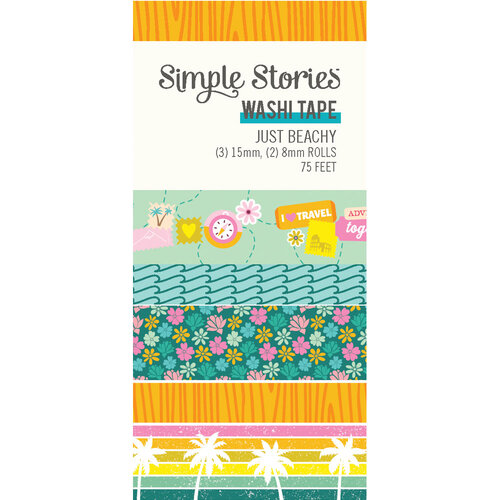 Simple Stories - Just Beachy Collection - Washi Tape 1 Simple Stories - Just Beachy Collection - Washi Tape