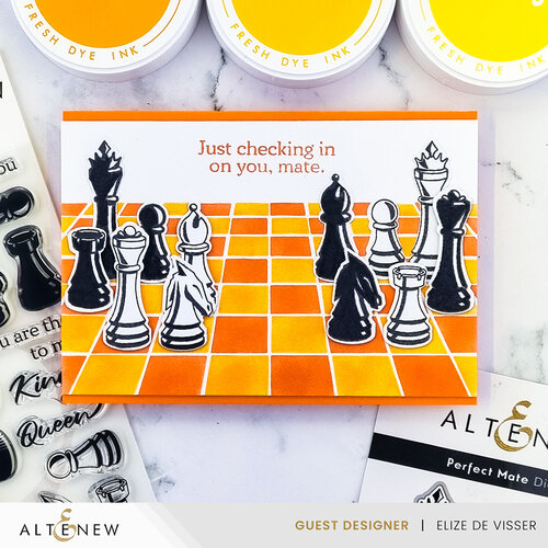 Altenew - Builder Stencil - 2 in 1 Set - Sunset Horizon