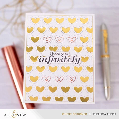 Altenew - Hot Foil Plate - Zero-Waste - Hearts Aplenty 4 Altenew - Hot Foil Plate - Zero-Waste - Hearts Aplenty
