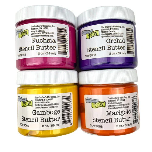 The Crafter's Workshop - Stencil Butter - Mardi Gras Pack 1 The Crafter's Workshop - Stencil Butter - Mardi Gras Pack