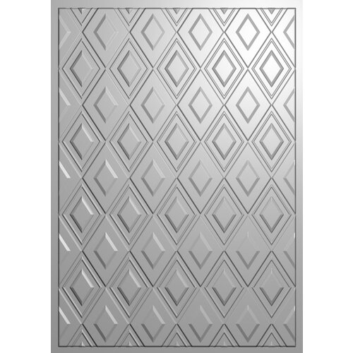 Crafter's Companion - 3D Embossing Folder - Classic Diamonds