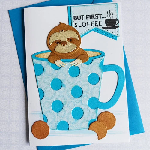 Elizabeth Craft Designs - Jungle Party Collection - Dies - Slow the Sloth