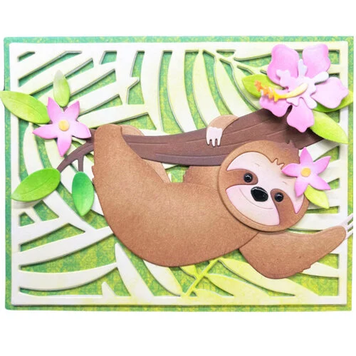 Elizabeth Craft Designs - Jungle Party Collection - Dies - Slow the Sloth