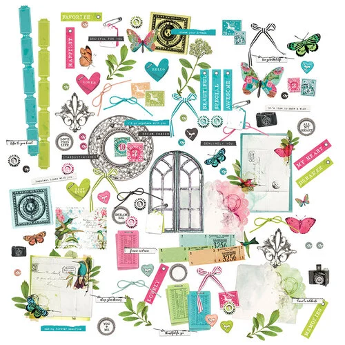 49 and Market - Kaleidoscope Collection - Laser Cuts Elements