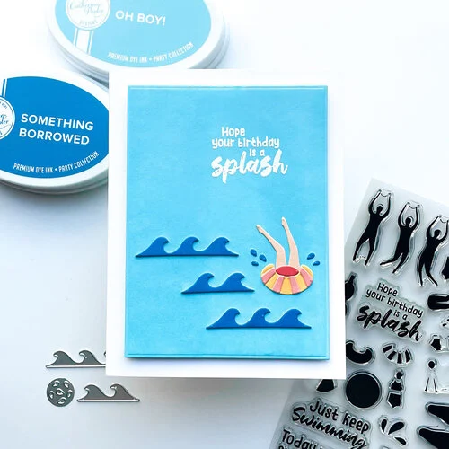 Sizzix - Catherine Pooler Designs - Clear Stamps - Synchronized Swimmers 4 Sizzix - Catherine Pooler Designs - Clear Stamps - Synchronized Swimmers