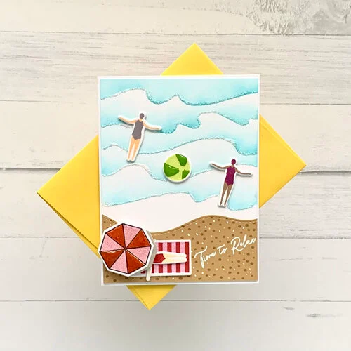 Sizzix - Catherine Pooler Designs - Clear Stamps - Synchronized Swimmers 5 Sizzix - Catherine Pooler Designs - Clear Stamps - Synchronized Swimmers