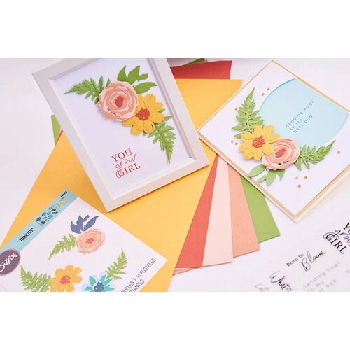 Sizzix - Thinlits Dies - Flowers and Fern