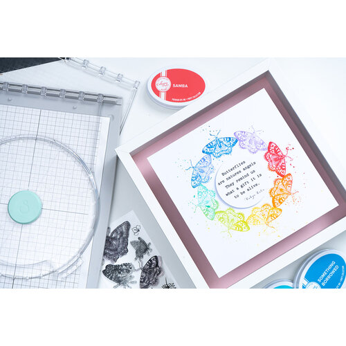 Sizzix - Clear Stamps - Nature Butterflies 3 Sizzix - Clear Stamps - Nature Butterflies