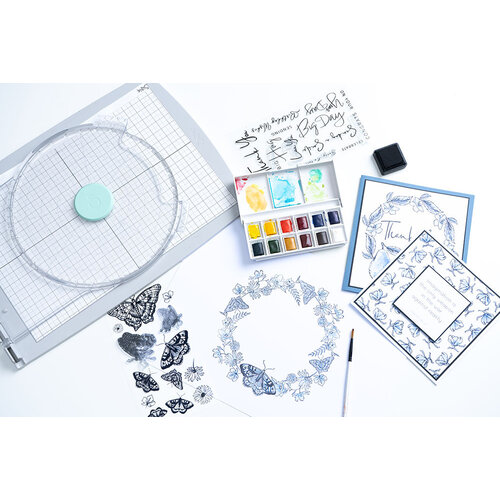 Sizzix - Clear Stamps - Nature Butterflies 6 Sizzix - Clear Stamps - Nature Butterflies