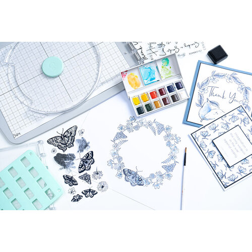 Sizzix - Clear Stamps - Nature Butterflies 8 Sizzix - Clear Stamps - Nature Butterflies