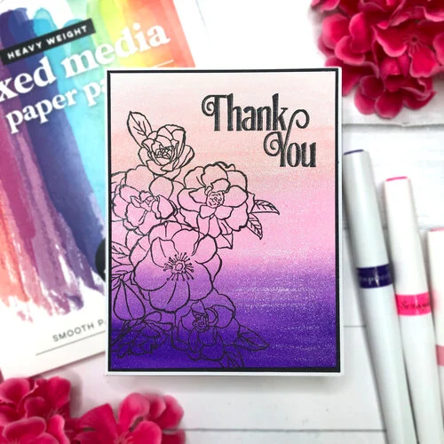 Scrapbook.com - Glitter Brush Marker Set - Pinks - 3 Pack