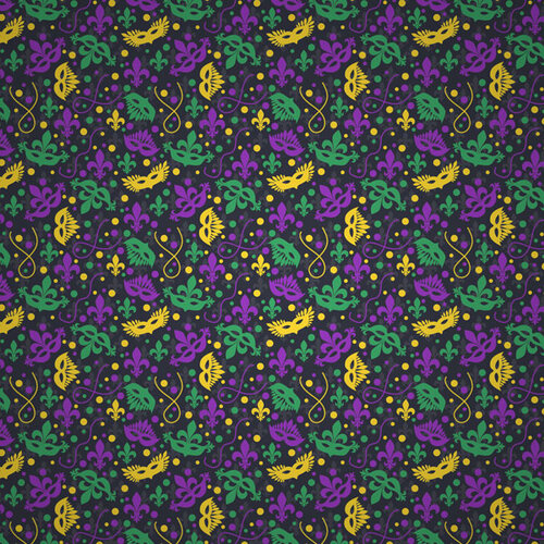 Scrapbook Customs - 12 x 12 Paper Pack - Mardi Gras 2 Scrapbook Customs - 12 x 12 Paper Pack - Mardi Gras