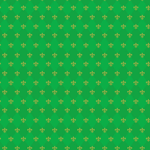 Scrapbook Customs - 12 x 12 Paper Pack - Mardi Gras 9 Scrapbook Customs - 12 x 12 Paper Pack - Mardi Gras