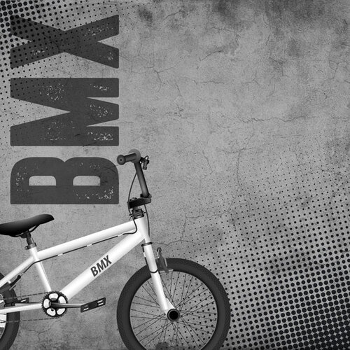 Scrapbook Customs - 12 x 12 Double Sided Paper - BMX Grunge 2 Scrapbook Customs - 12 x 12 Double Sided Paper - BMX Grunge