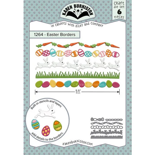 Karen Burniston - Craft Dies - Easter Borders 1 Karen Burniston - Craft Dies - Easter Borders