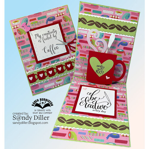 Karen Burniston - Craft Dies - Tea And Coffee Borders