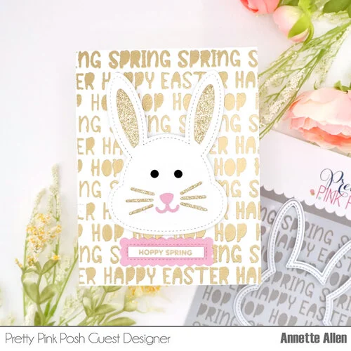 Pretty Pink Posh - Dies - Bunny Face Shaker