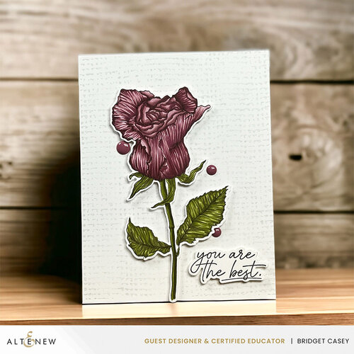 Altenew - Clear Photopolymer Stamps - Rustic Rose 4 Altenew - Clear Photopolymer Stamps - Rustic Rose