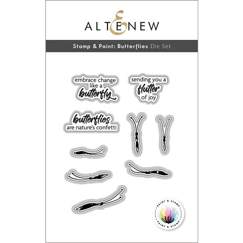 Altenew - Dies - Paint and Stamp Butterflies 1 Altenew - Dies - Paint and Stamp Butterflies