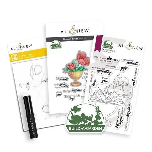 Altenew - Stamp, Die, and Stencil - Build-A-Garden - Elegant Tulips Bundle