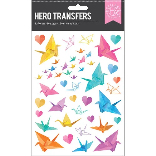 Hero Arts - Hero Transfers - Origami Cranes 1 Hero Arts - Hero Transfers - Origami Cranes