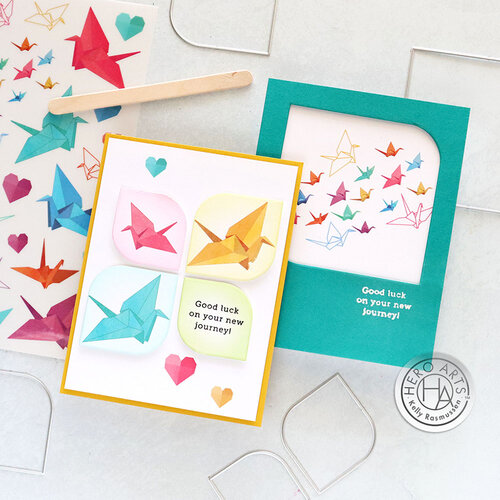 Hero Arts - Hero Transfers - Origami Cranes 3 Hero Arts - Hero Transfers - Origami Cranes