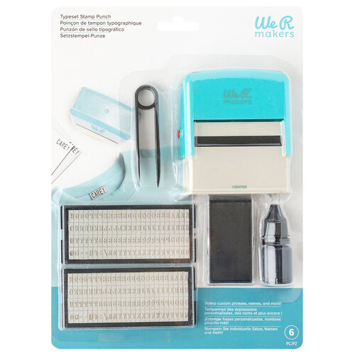 We R Makers - Tools - Typeset Stamp Punch Set