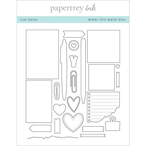 Papertrey Ink - Metal Dies - Just Notes 1 Papertrey Ink - Metal Dies - Just Notes
