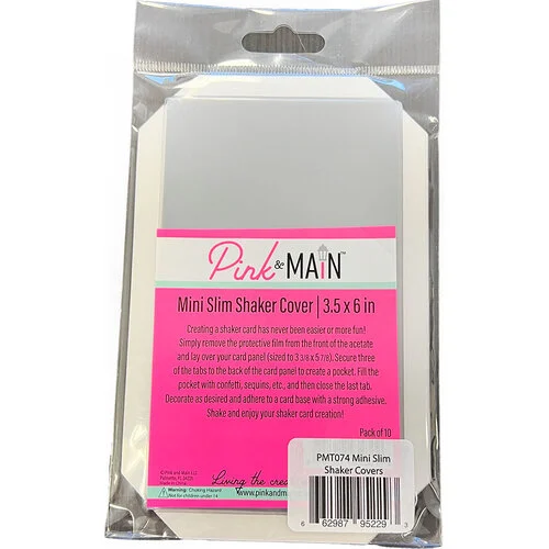 Pink and Main - Shaker Cover - Mini Slim - 3.5 x 6