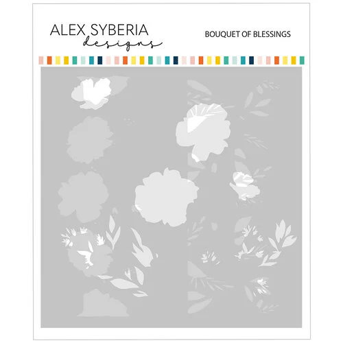 Alex Syberia Designs - Layering Stencils - Bouquet Of Blessings