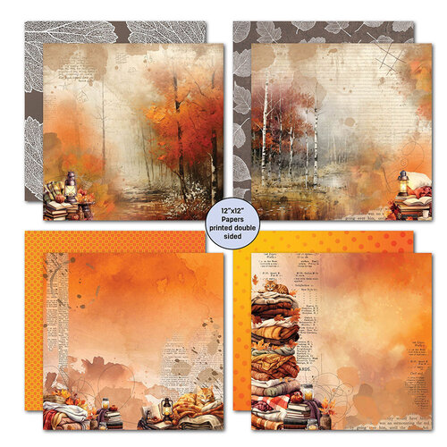 3Quarter Designs - Falling Leaves Collection - 12 x 12 Collection Pack 3 3Quarter Designs - Falling Leaves Collection - 12 x 12 Collection Pack