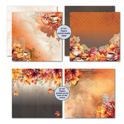 3Quarter Designs - Falling Leaves Collection - 12 x 12 Collection Pack 5 3Quarter Designs - Falling Leaves Collection - 12 x 12 Collection Pack