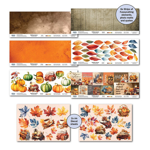 3Quarter Designs - Falling Leaves Collection - 12 x 12 Collection Pack 6 3Quarter Designs - Falling Leaves Collection - 12 x 12 Collection Pack