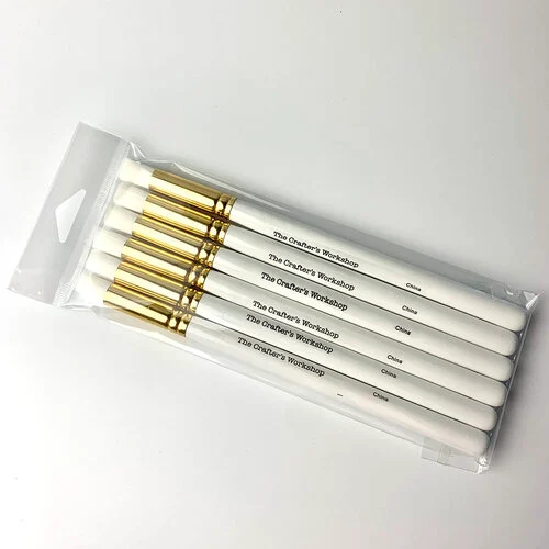 The Crafter's Workshop - Medium Blending Brushes - 6 pieces
