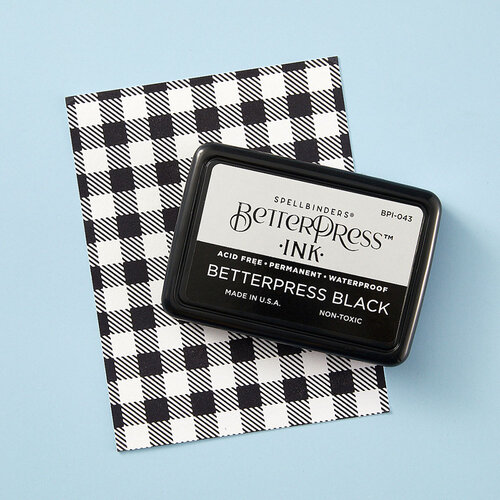Spellbinders - BetterPress Collection - BetterPress Ink - Black
