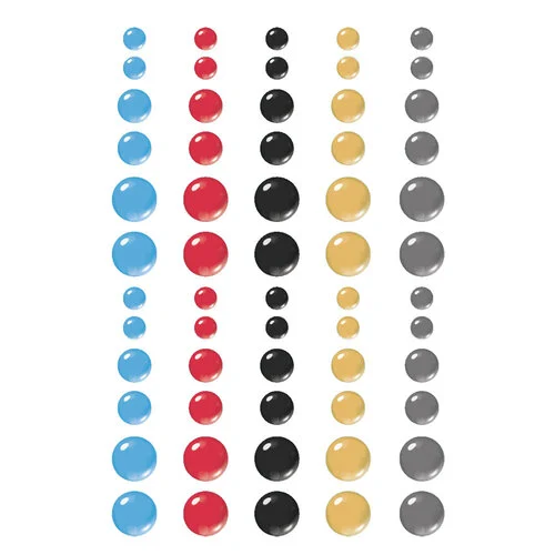 Simple Stories - Say Cheese Galaxy Collection - Glossy Enamel Dots 2 Simple Stories - Say Cheese Galaxy Collection - Glossy Enamel Dots