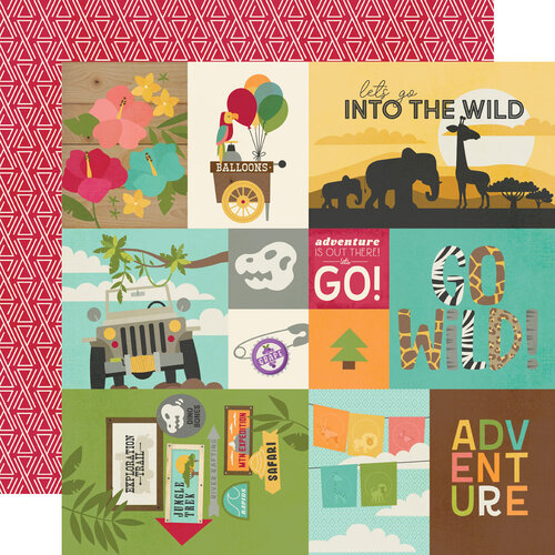 Simple Stories - Say Cheese Wild Collection - 12 x 12 Double Sided Paper - Elements 2 1 Simple Stories - Say Cheese Wild Collection - 12 x 12 Double Sided Paper - Elements 2