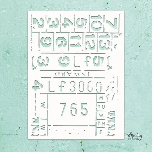 Mintay Papers - 6 x 8 Stencils - Mixed 3