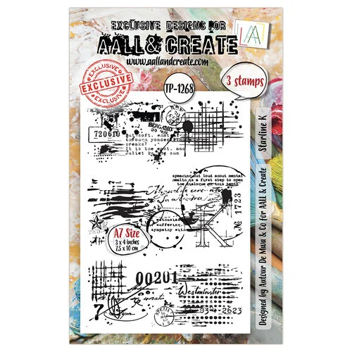 AALL and Create - Celestial Marks Collection - Clear Photopolymer Stamps - Starline K