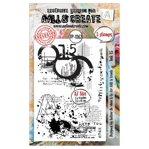 AALL and Create - Celestial Marks Collection - Clear Photopolymer Stamps - Ink 15