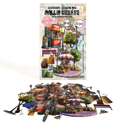 AALL and Create - Bazaar Trails Collection - Ephemera - Die-Cuts - Bazaar Bliss