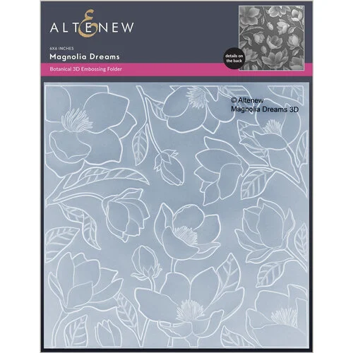 Altenew - 3D Embossing Folder - Magnolia Dreams
