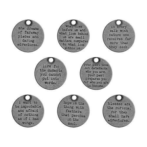 Idea-ology - Tim Holtz - Quote Tokens 2 Idea-ology - Tim Holtz - Quote Tokens