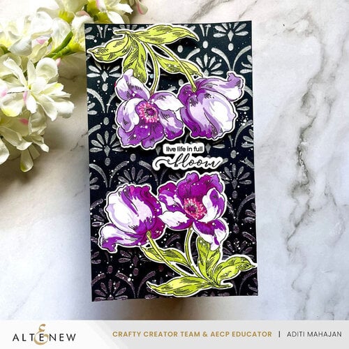 Altenew - Shimmer Relief Paste - Amethyst 3 Altenew - Shimmer Relief Paste - Amethyst